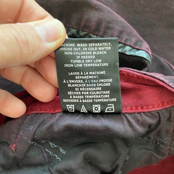 William Rast Women's Deep Burgundy-Plum Skinny‎ Jeans Stretch Size 30 - Picture 9 of 15